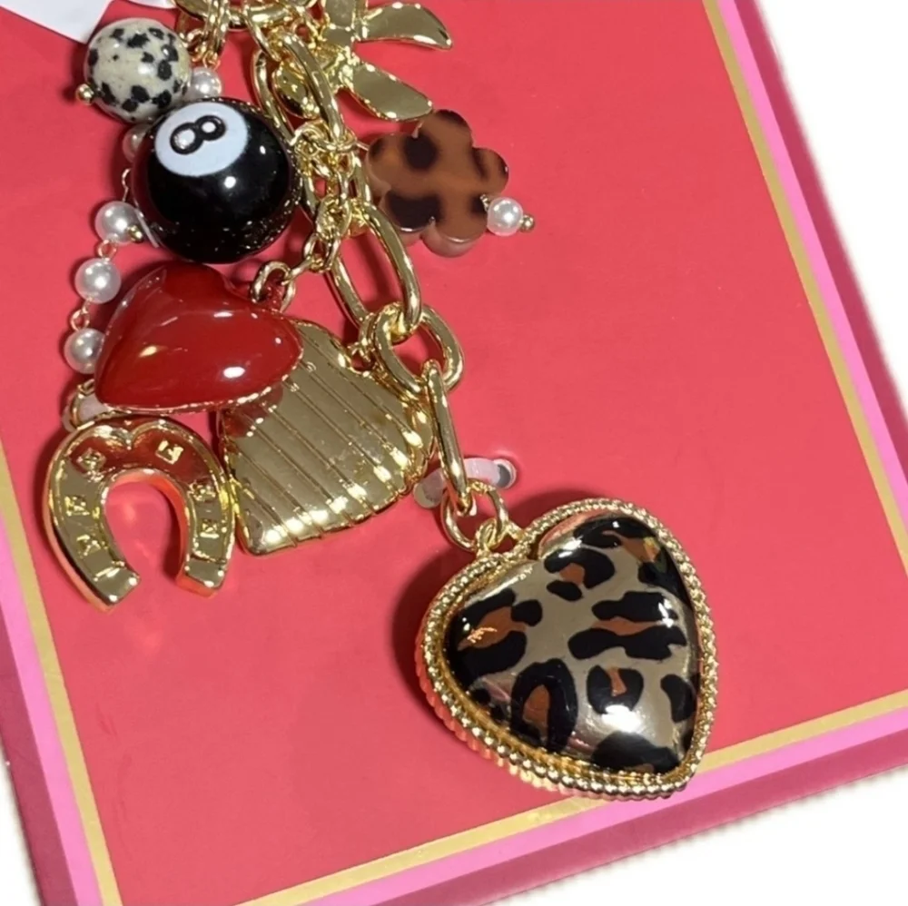 💛▪️ Piper K▪️ Bag Charm & Key Chain with Dalmatian Jasper